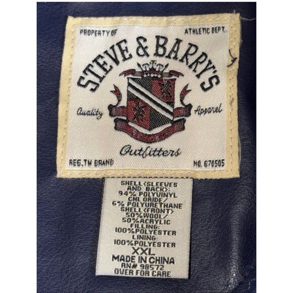 Vintage Steve & Barrys USA Eagle Varsity Bomber Letterman Jacket - Picture 4 of 9